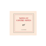 Mini - bloc Notes et contre - notes - Boutique We Are ParisGallimard