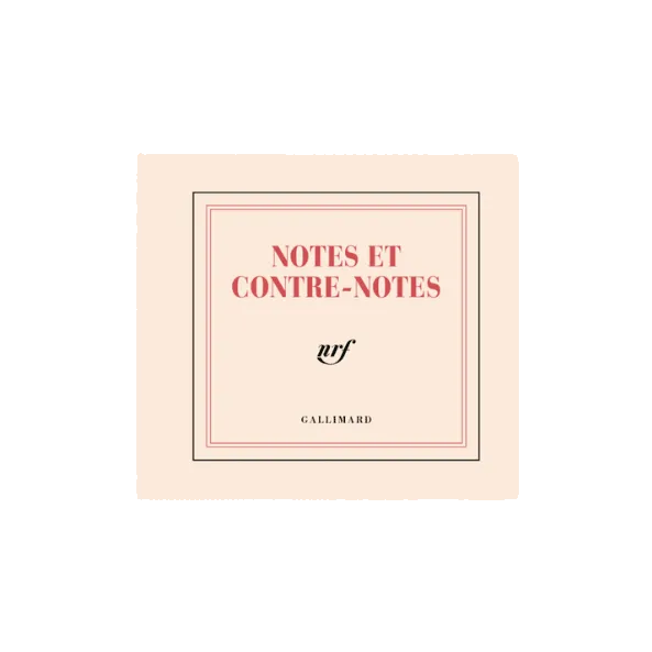 Mini - bloc Notes et contre - notes - Boutique We Are ParisGallimard