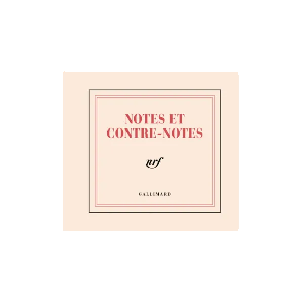 Mini - bloc Notes et contre - notes - Boutique We Are ParisGallimard