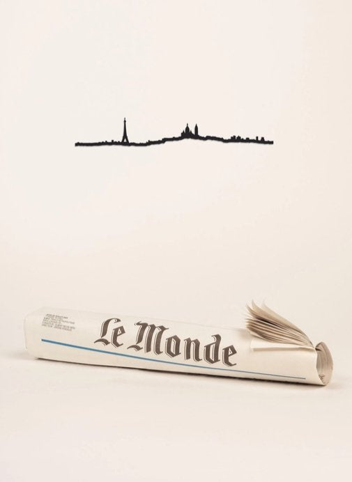 Mini Décor mural - skyline de Paris - Noir - Boutique We Are ParisThe Line