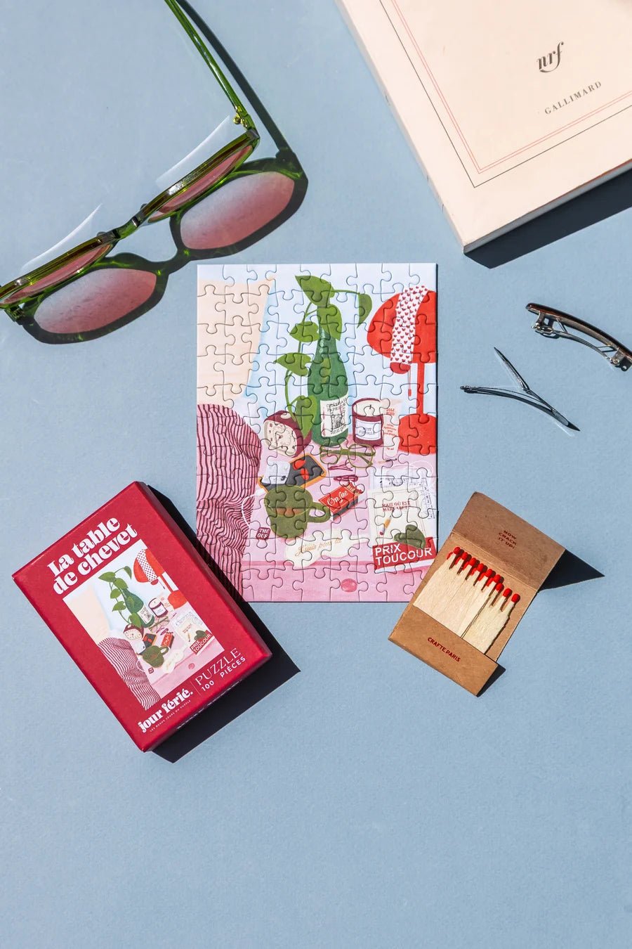 MINI PUZZLE 100 PIÈCES - LA TABLE DE CHEVET - Boutique We Are ParisJour Férié