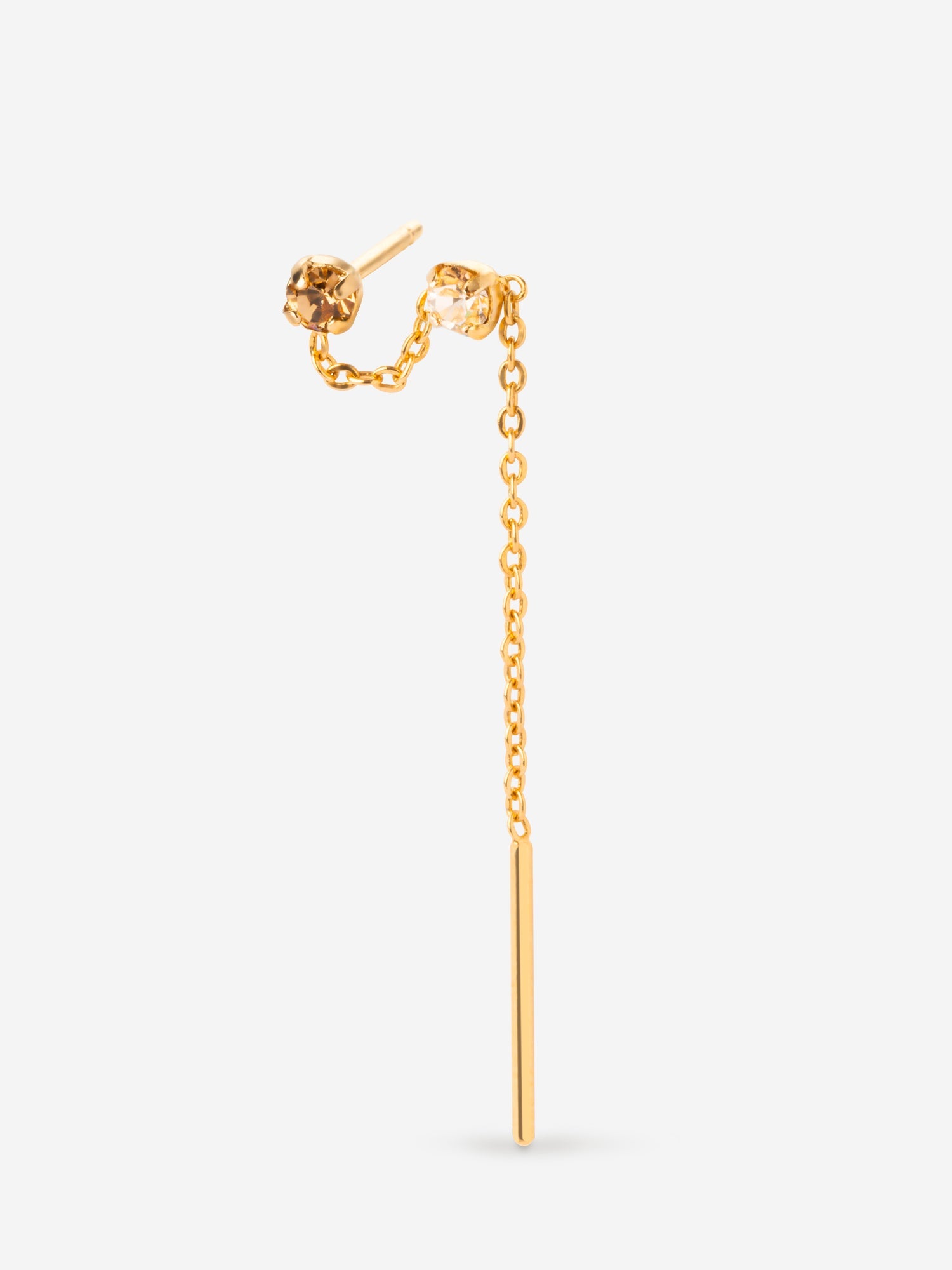 Mono - boucle en plaqué or recyclé Justin Champagne - Boutique We Are ParisApril Please