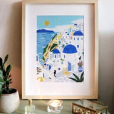 Peinture au numéro pour adulte - Santorini - Boutique We Are ParisPetit Pinceau