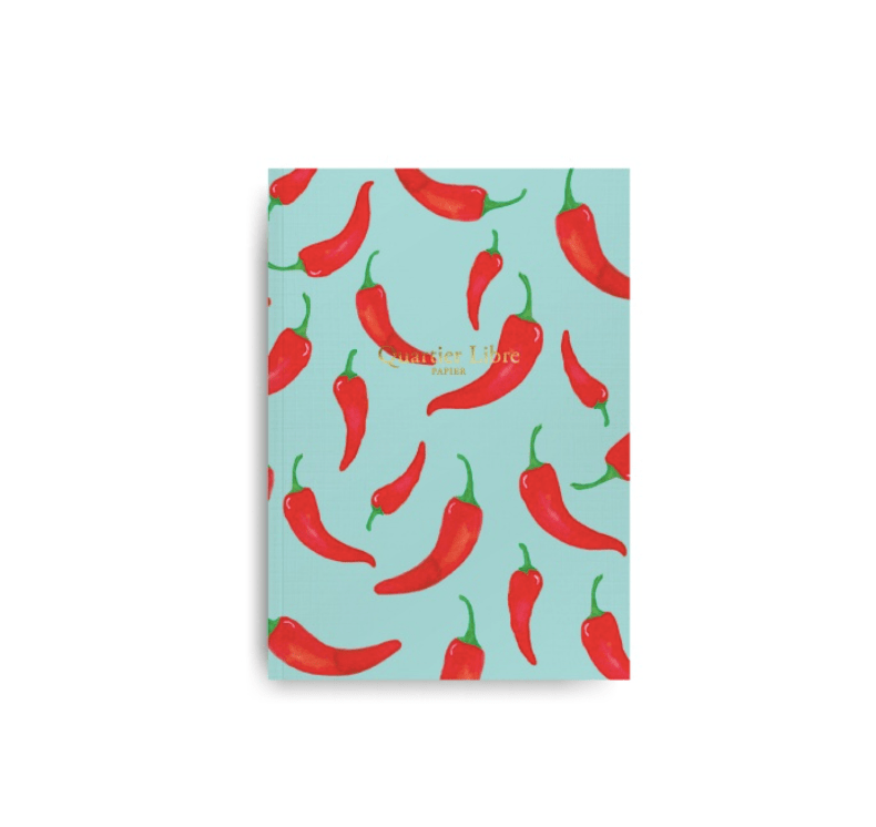 Petit carnet Piments – Quartier Libre Papier - Boutique We Are ParisQuartier Libre Papier