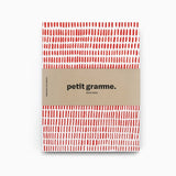 Petit Gramme - Carnet de poche Petits traits rouges - Boutique We Are Paris