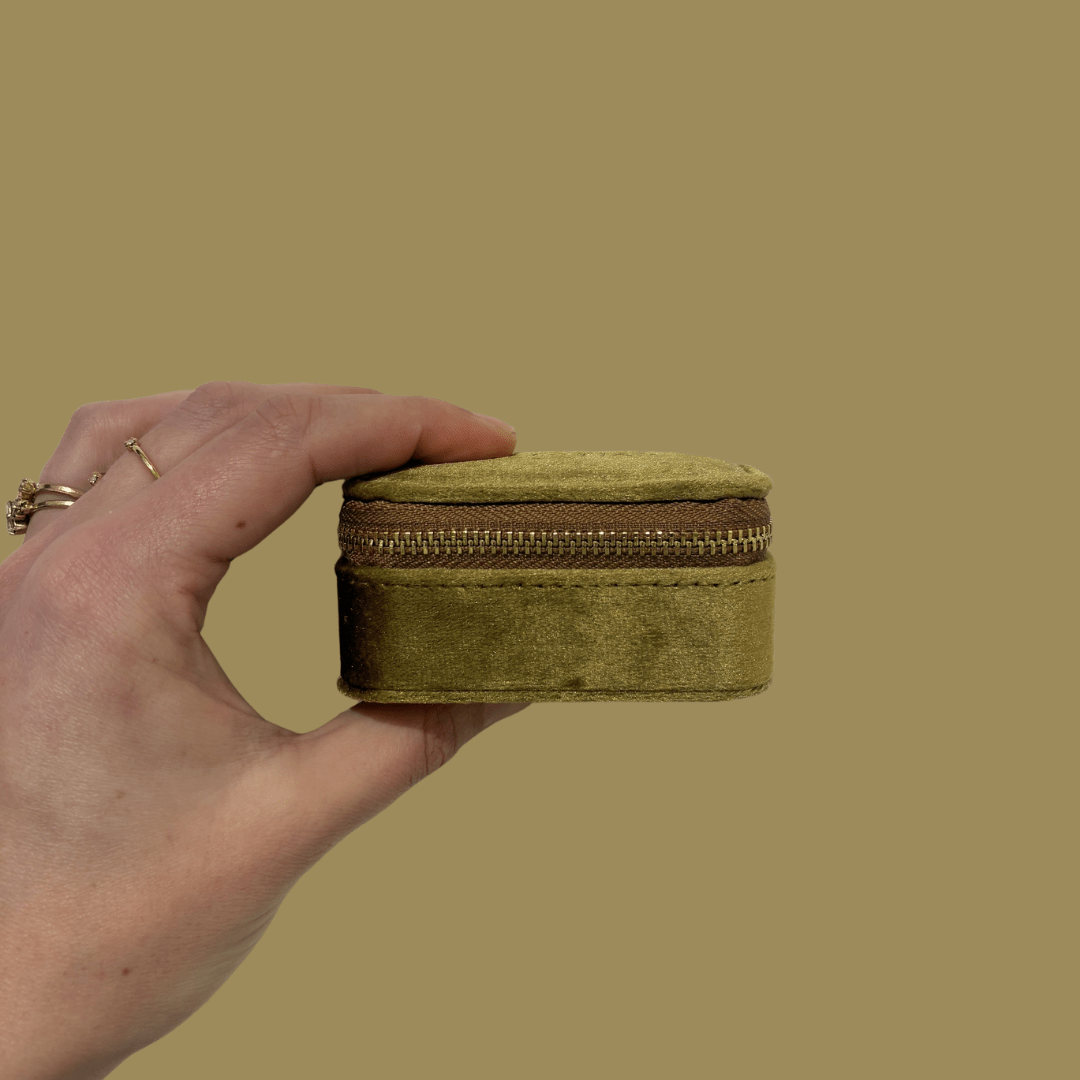 Petite boîte à bijoux - kaki jaune - Boutique We Are ParisLes Cléias Acier Inoxydable