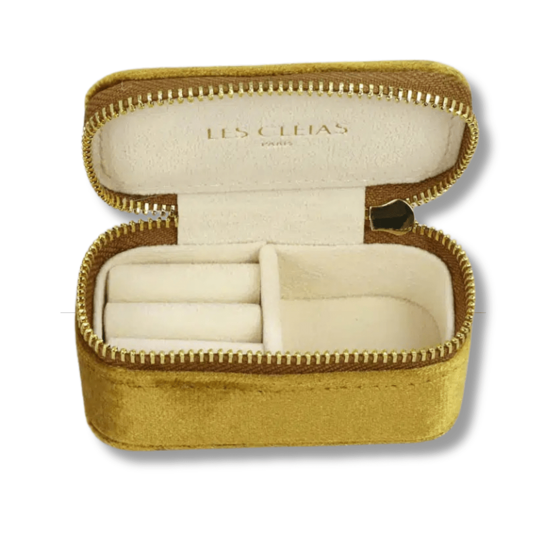 Petite boîte à bijoux - kaki jaune - Boutique We Are ParisLes Cléias Acier Inoxydable