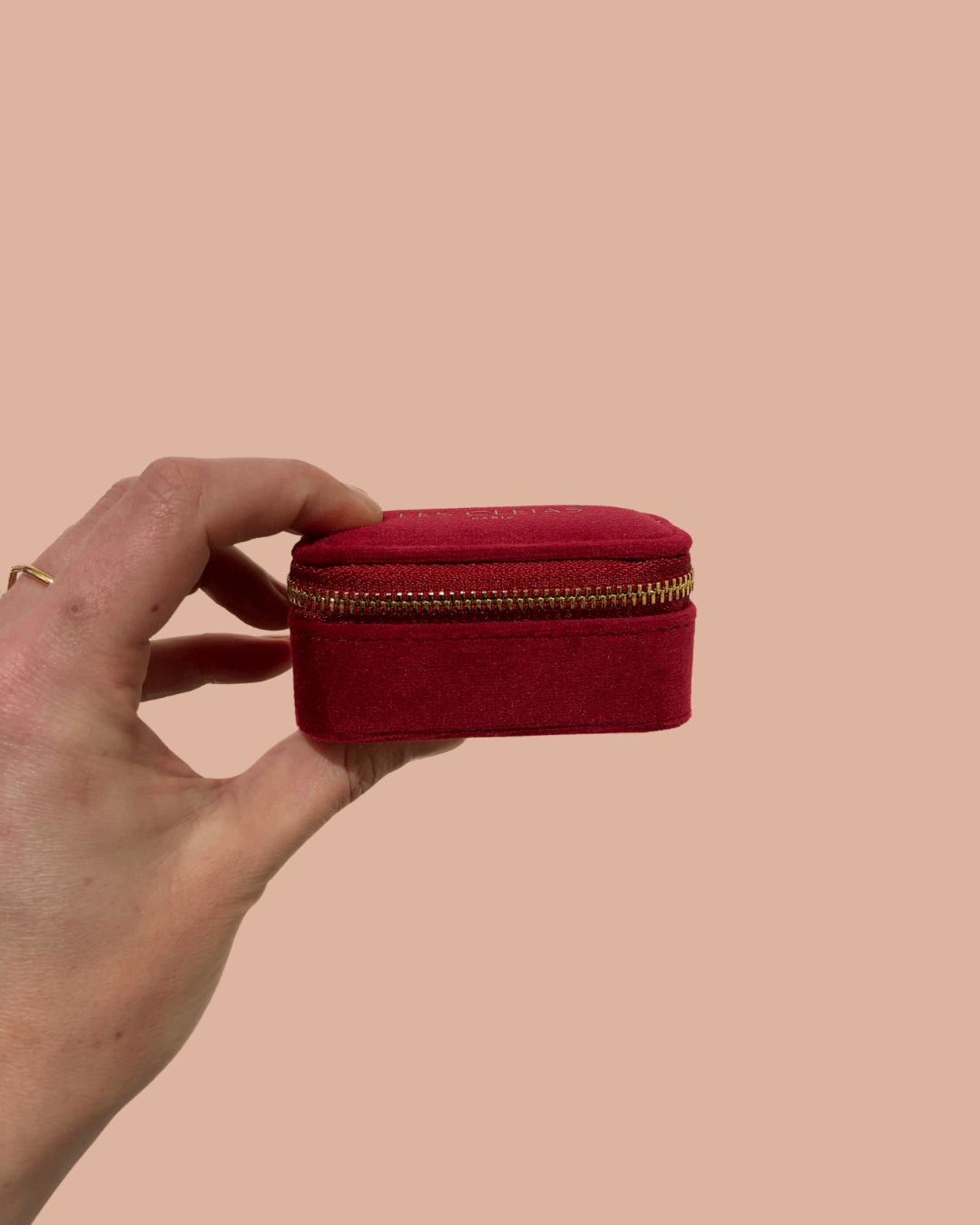 Petite boîte à bijoux - rouge framboise - Boutique We Are ParisLes Cléias Acier Inoxydable
