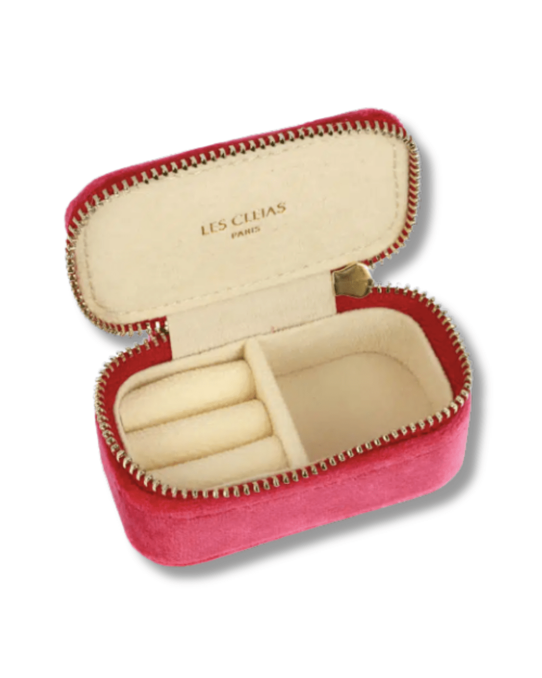 Petite boîte à bijoux - rouge framboise - Boutique We Are ParisLes Cléias Acier Inoxydable