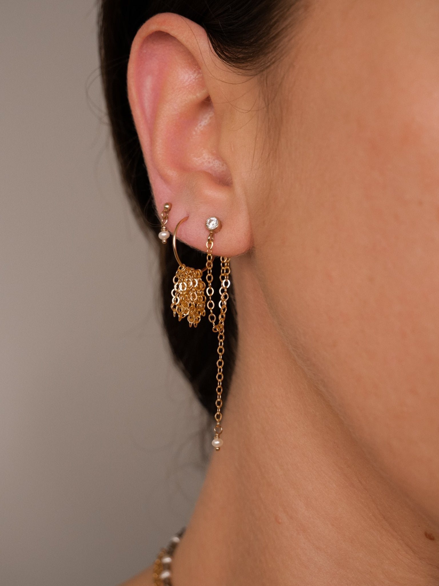 Petites boucles d'oreilles perles de culture - Boutique We Are ParisMerci Clodette