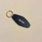 Porte - clé BISOUS – Cuir recyclé & acier doré - Boutique We Are ParisLes Cléias Acier Inoxydable