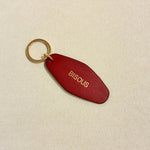 Porte - clé BISOUS – Cuir recyclé & acier doré - Boutique We Are ParisLes Cléias Acier Inoxydable