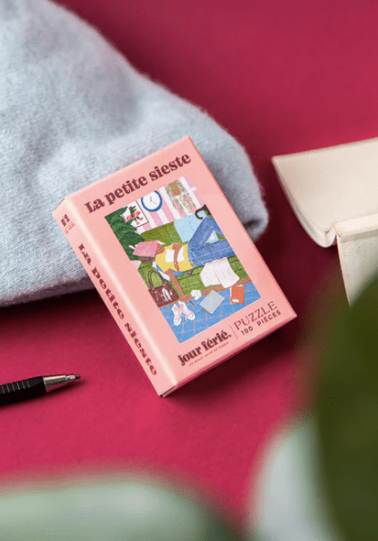 Puzzle 100 pièces "La petite sieste" - Boutique We Are ParisJour Férié