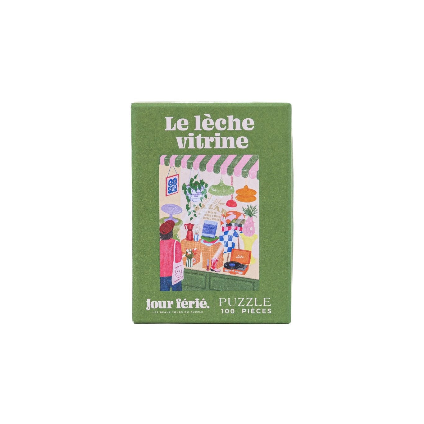 Puzzle 100 pièces "Le lèche - Vitrine" - Boutique We Are ParisJour Férié