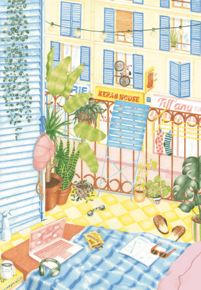 Puzzle 1000 pièces "La Classe Verte" - Boutique We Are ParisJour Férié