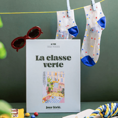 Puzzle 1000 pièces "La Classe Verte" - Boutique We Are ParisJour Férié