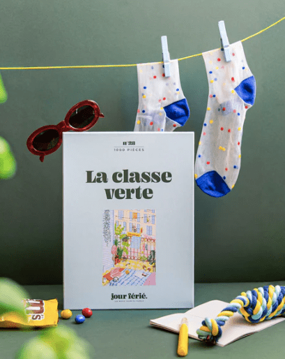Puzzle 1000 pièces "La Classe Verte" - Boutique We Are ParisJour Férié