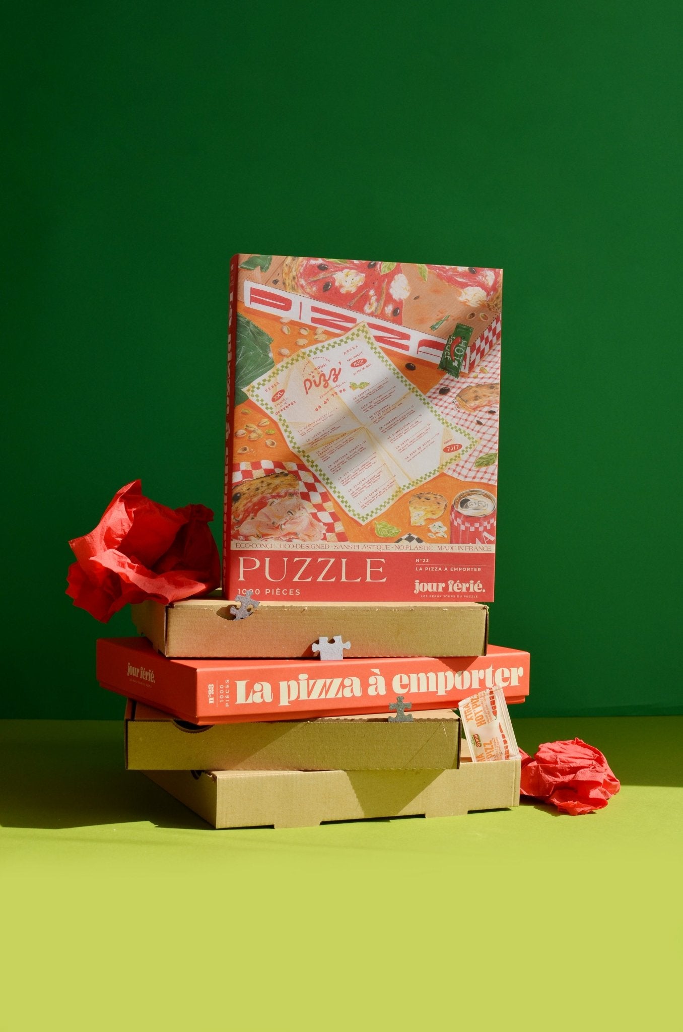 Puzzle 1000 pièces "La pizza à emporter" - Boutique We Are ParisJour Férié