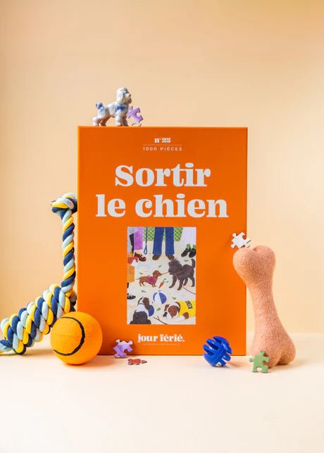PUZZLE 1000 PIÈCES - SORTIR LE CHIEN - Boutique We Are ParisJour Férié