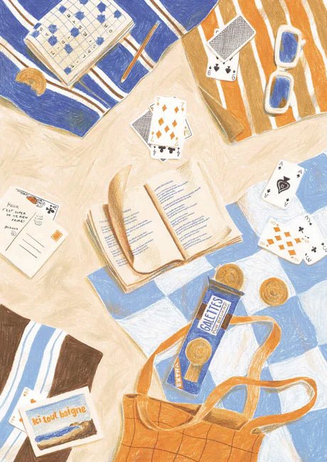 Puzzle 500 pièces "Du sable entre les pages" - Boutique We Are ParisJour Férié