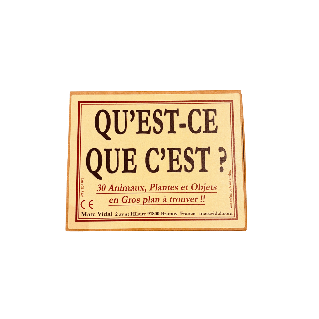 Qu'est - ce que c'est? - Boutique We Are ParisMarc Vidal