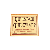 Qu'est - ce que c'est? - Boutique We Are ParisMarc Vidal