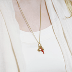 Sautoir avec pendentifs marins, en acier inoxydable Morena - Boutique We Are ParisLes Cléias Acier Inoxydable