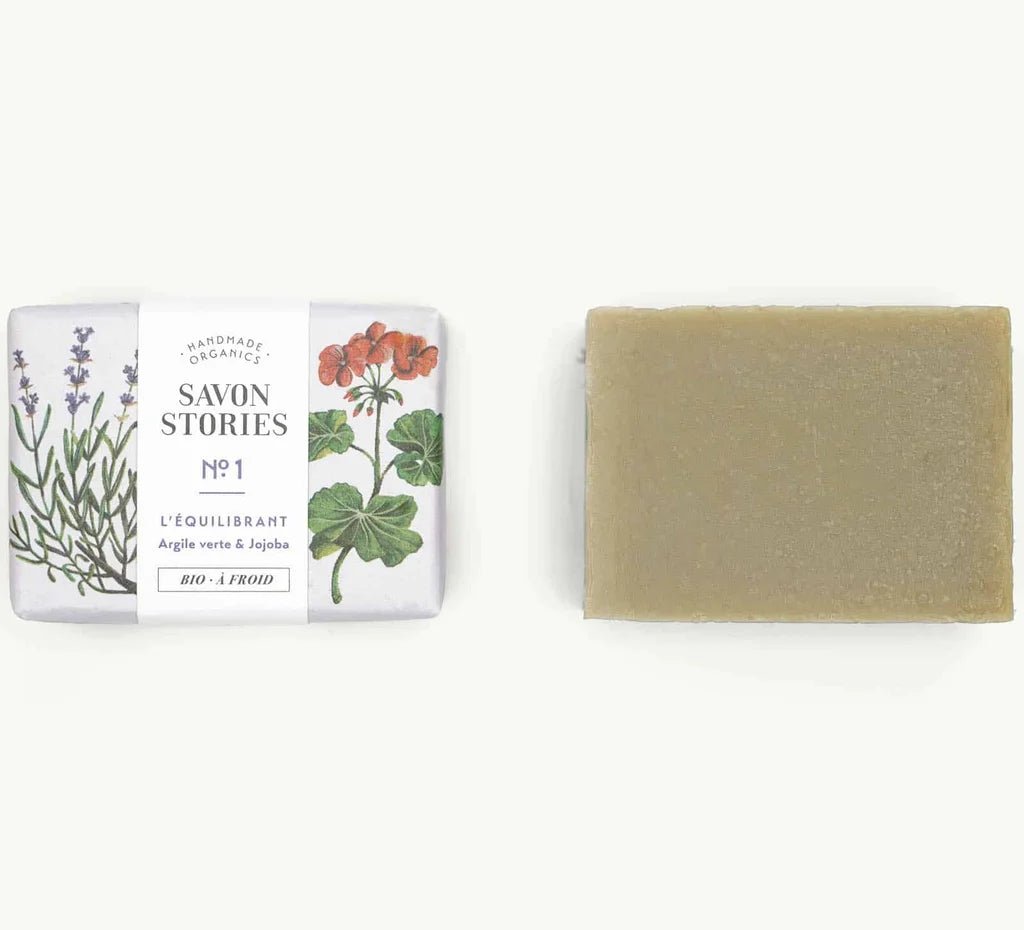 Savon Bio & Naturel à l’Argile Verte – Équilibrant & purifiant - Boutique We Are ParisSavon Stories