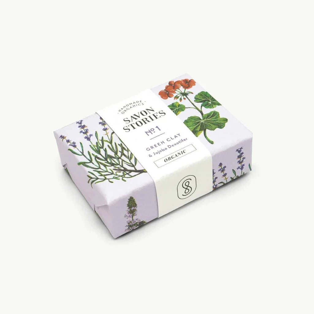 Savon Bio & Naturel à l’Argile Verte – Équilibrant & purifiant - Boutique We Are ParisSavon Stories