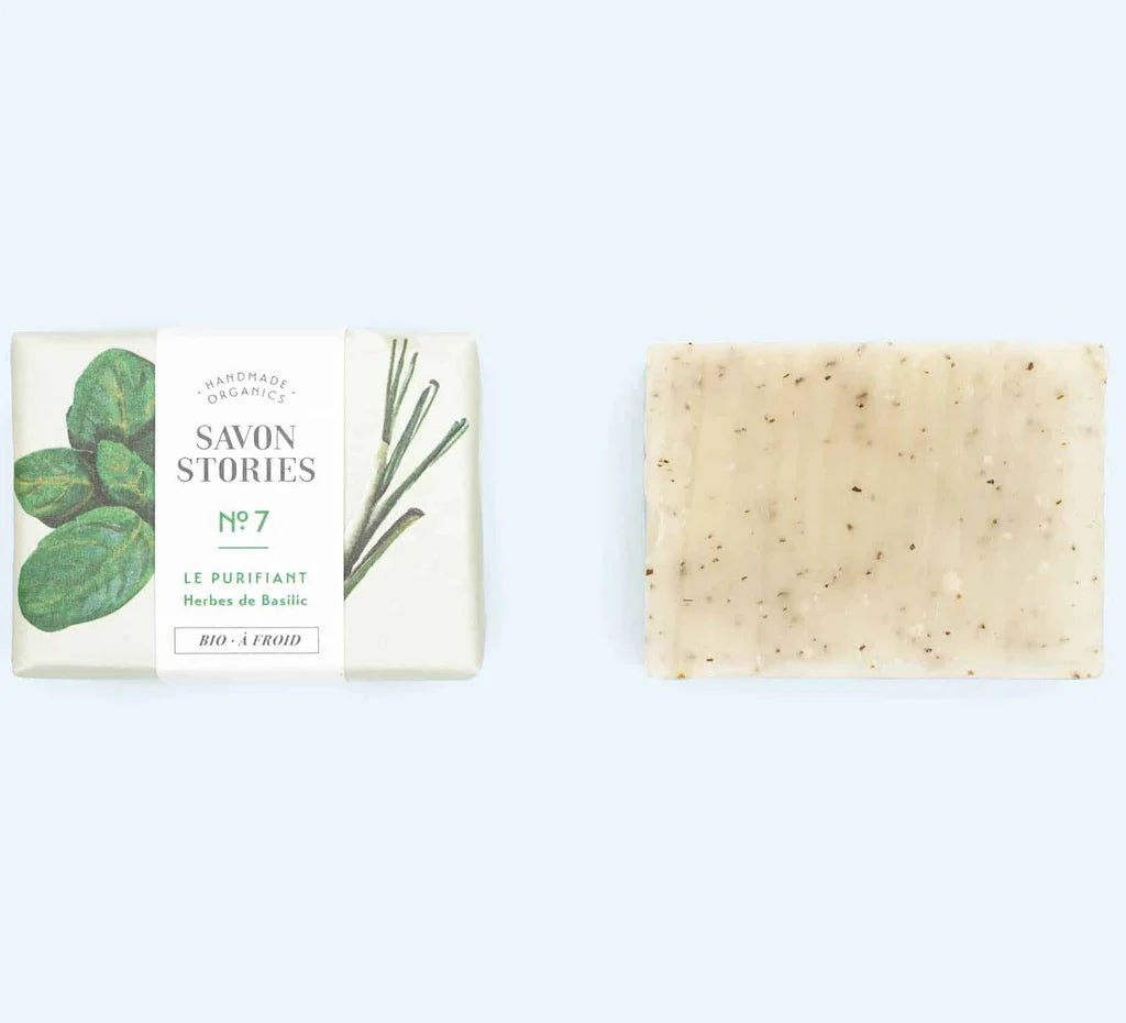 Savon Bio & Naturel au Basilic – Désodorisant - Boutique We Are ParisSavon Stories