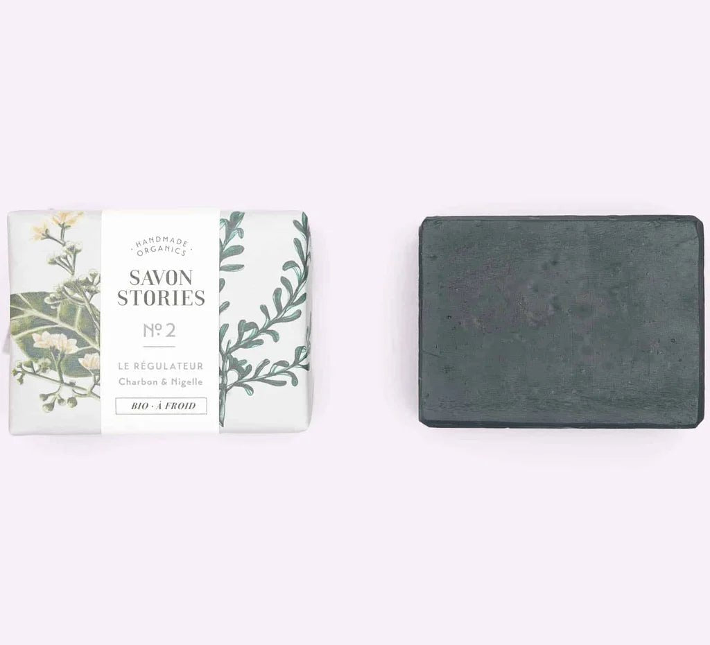 Savon Bio & Naturel au Charbon – Régulateur & Détox - Boutique We Are ParisSavon Stories
