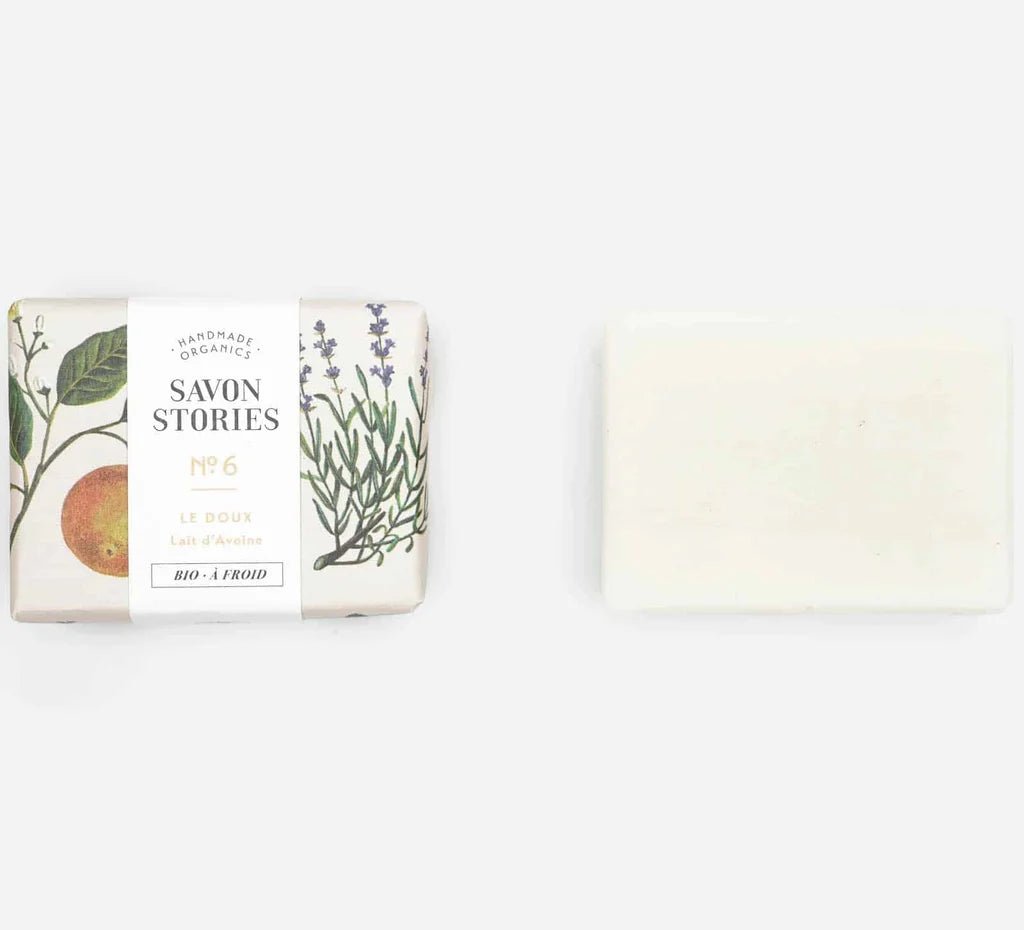 Savon Bio & Naturel au Lait d’Avoine – Apaisant & Nourrissant - Boutique We Are ParisSavon Stories