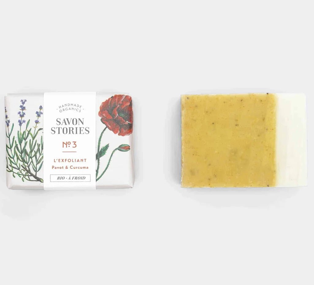 Savon Bio & Naturel aux Graines de Pavot – Exfoliant & Éclat - Boutique We Are ParisSavon Stories