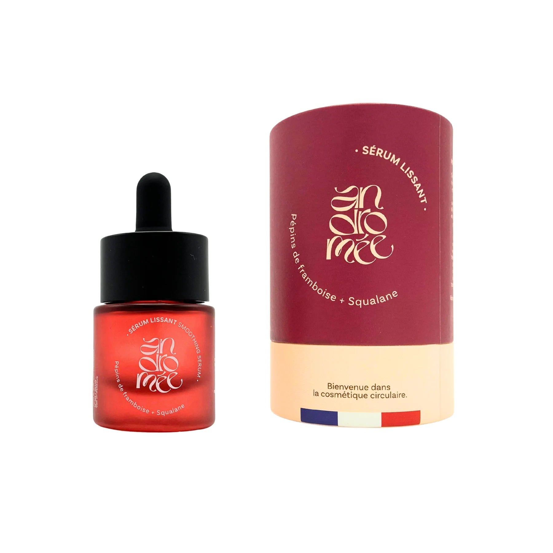 Sérum Visage Lissant & Anti-Taches – Framboise & Squalane - Boutique We Are ParisAndromée