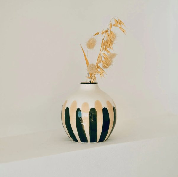 Soliflore - rayure vert/beige - Boutique We Are ParisOustao