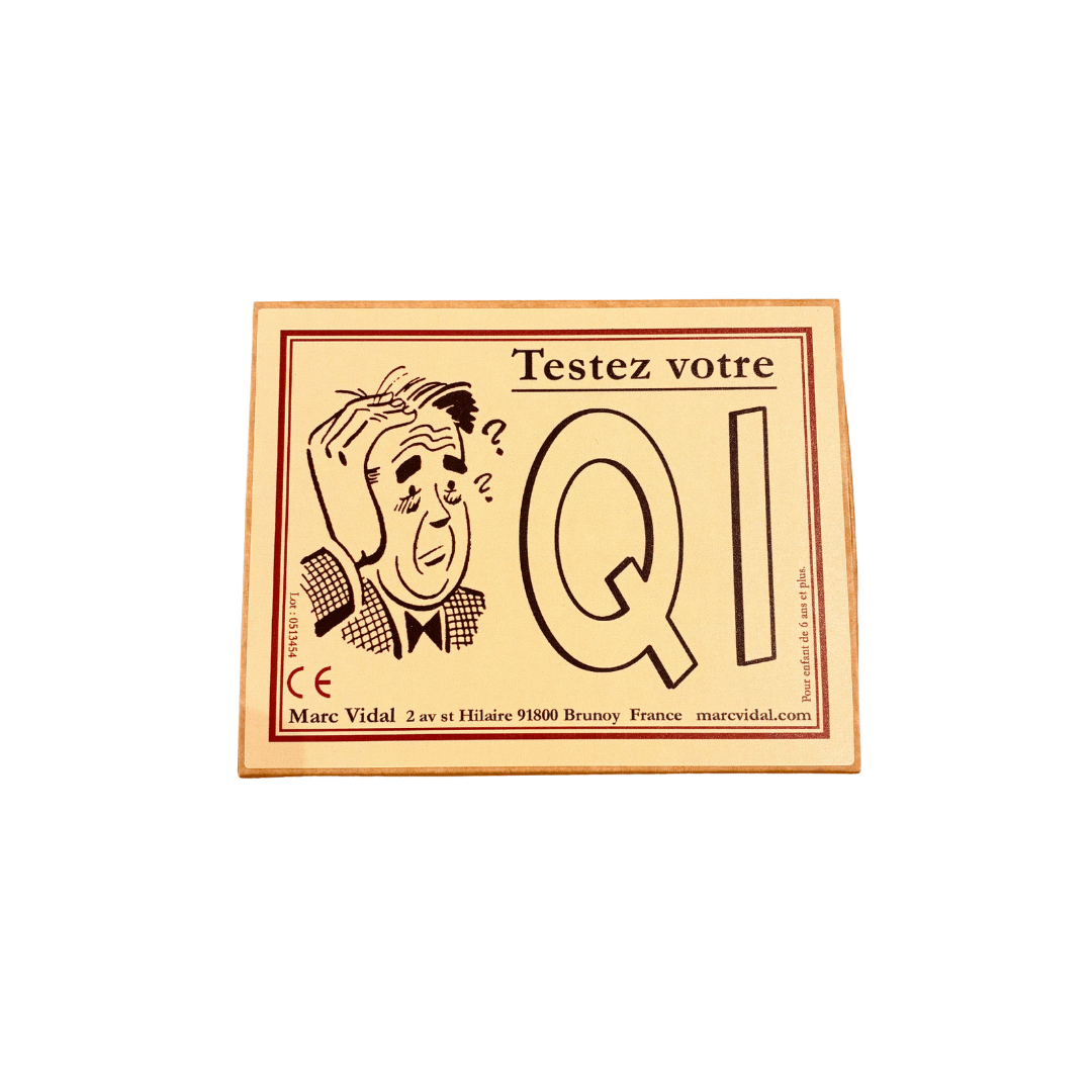 Testez votre QI - Boutique We Are ParisMarc Vidal