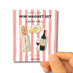 Trois mini magnets faits main – L'heure de l'apéro - Boutique We Are ParisRio Soley