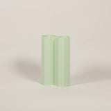 Vase Alvaro S Menthe - Plastique recyclé et impression 3D - Warren&Laetitia - Boutique We Are Paris