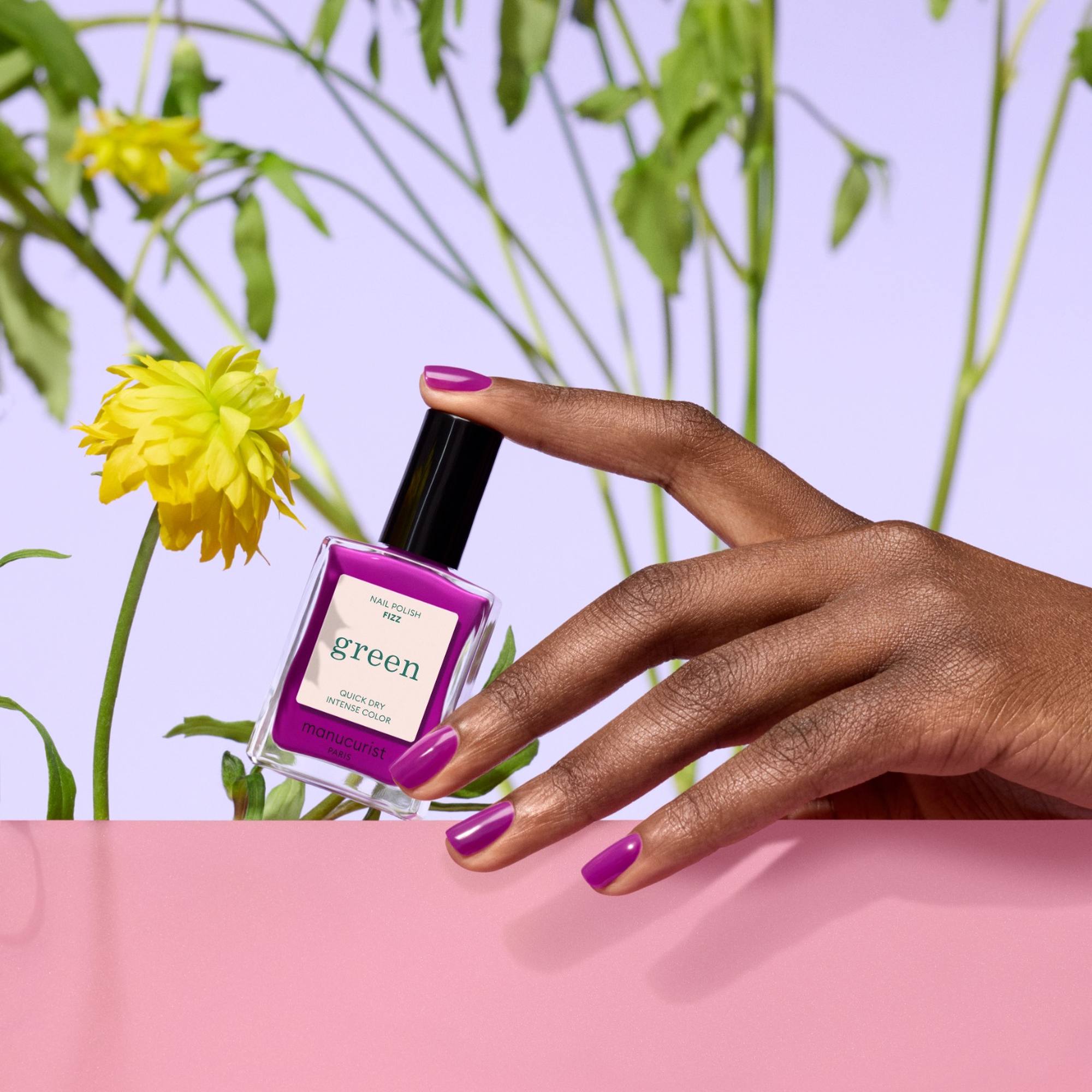 Vernis Green Manucurist - Fizz - manucure violet - Boutique We Are ParisManucurist