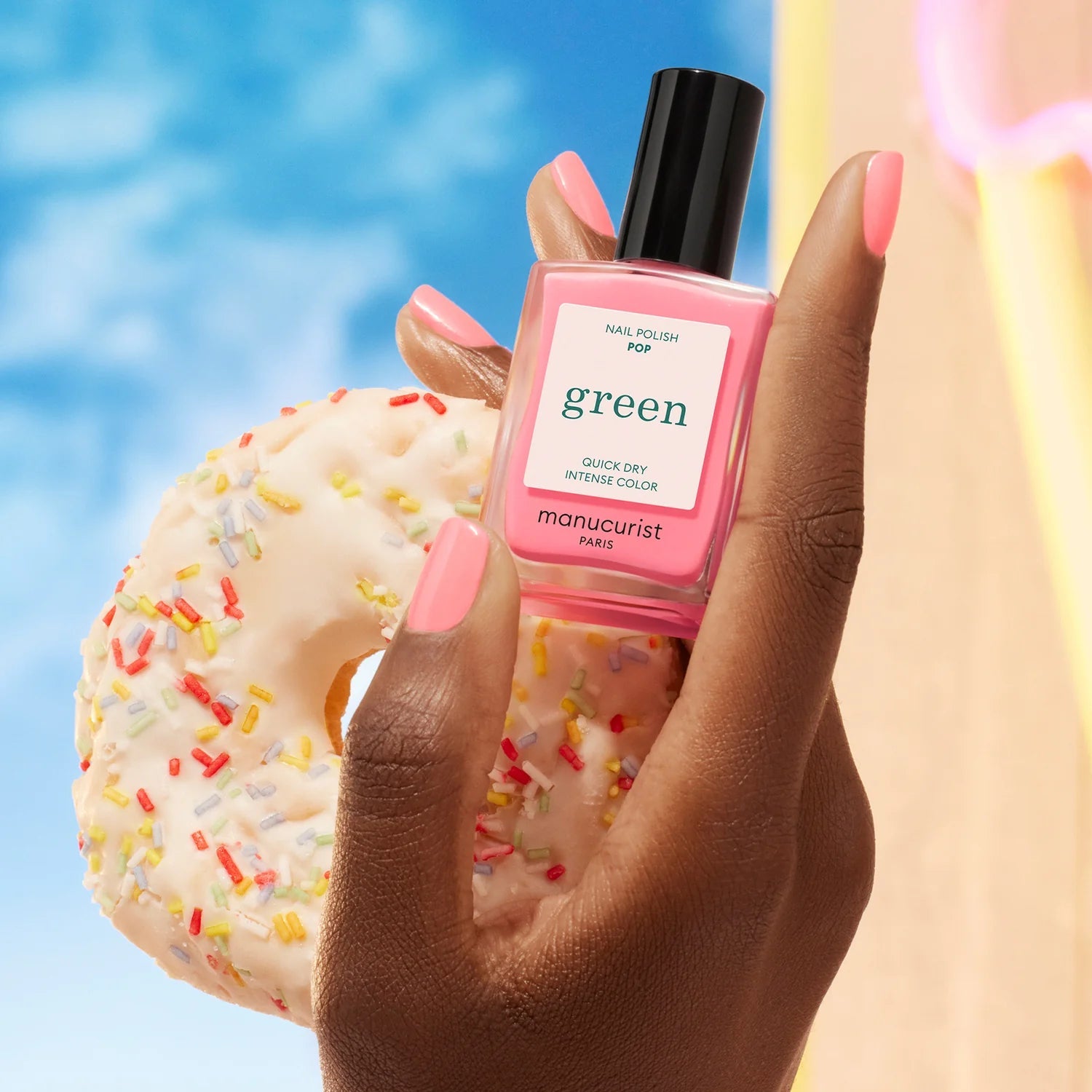 Vernis Pop - rose fluo - Gamme Green™ - Boutique We Are ParisManucurist